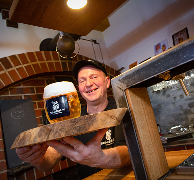 Bierverkostungen im Back- und Brauhaus "Rumpelbräu" in Holzhau Erzgebirge